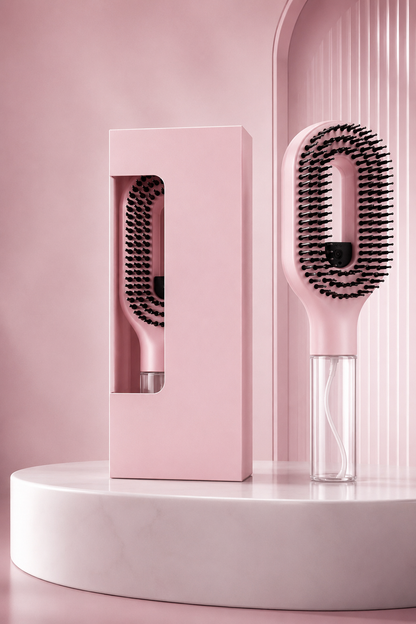 FYXELO MistBrush resultaat - glanzend hydratered haar