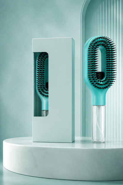 FYXELO MistBrush in gebruik - haar ontwarren zonder pijn
