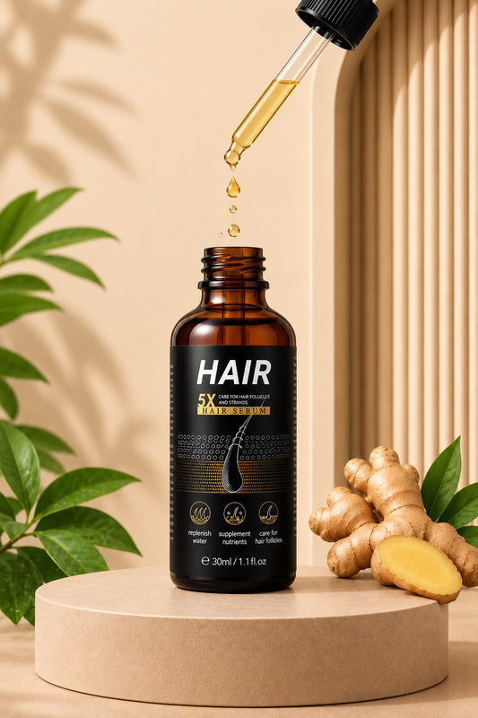 Hair Growth Serum applicatie op hoofdhuid - dagelijks gebruik